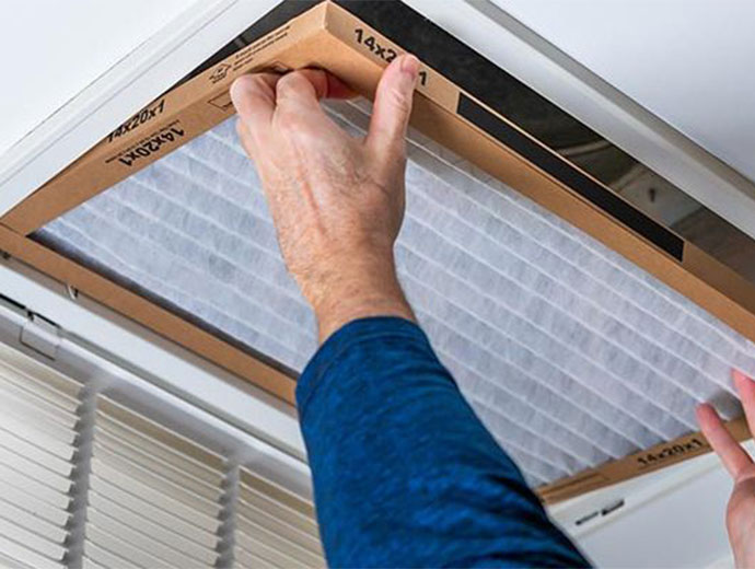 Air vent filter replacement