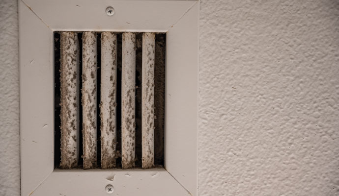 mold growth in furnace