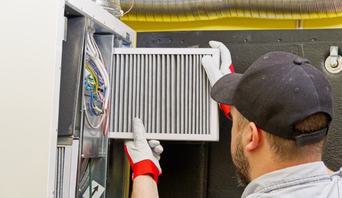 professional cleaning furnace